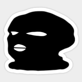 Balaclava Guy Thug Sticker